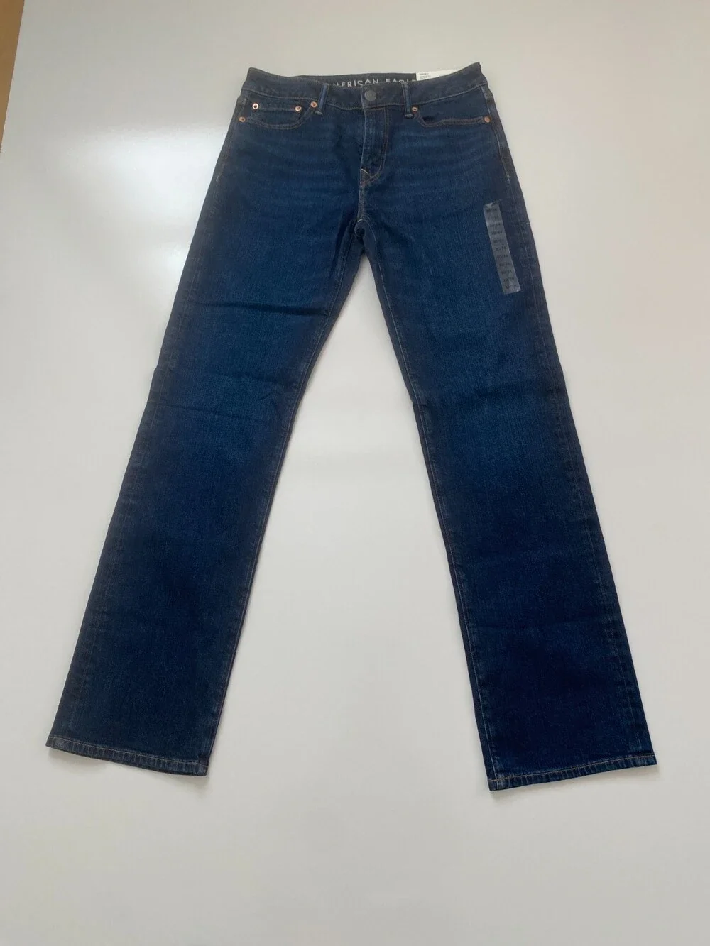 NWT American Eagle AirFlex+ Original Bootcut Jeans Men's 30x34 Dark Indigo